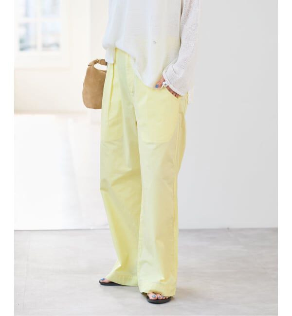 Spick and Span「《予約》ライトコットンストレートパンツ」|その他|