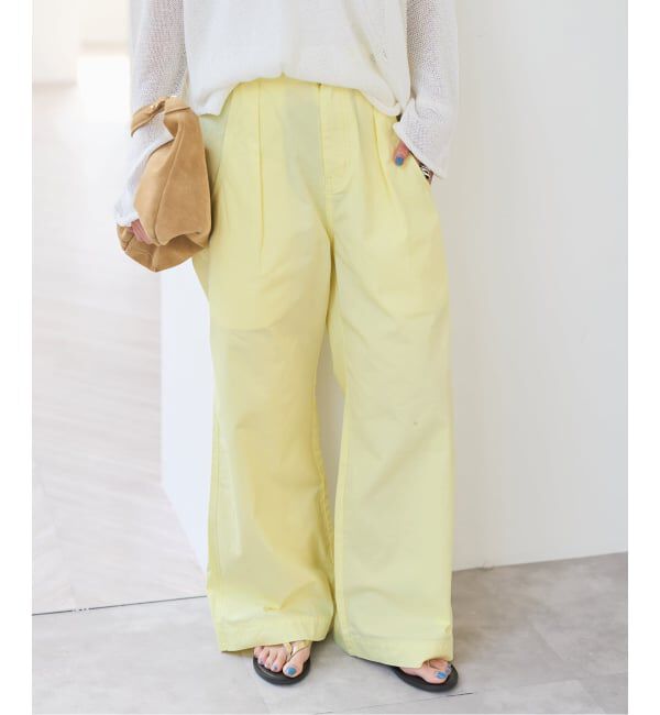 Spick and Span「《予約》ライトコットンストレートパンツ」|その他|