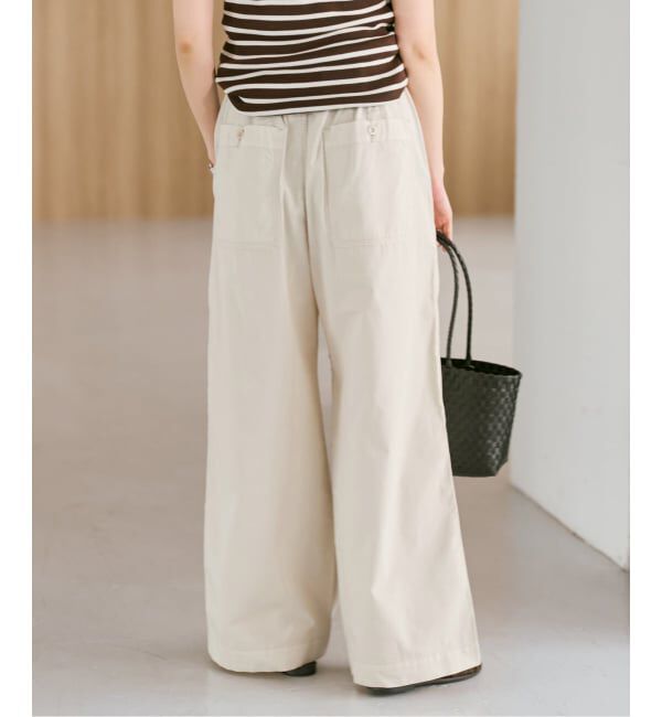 Spick and Span「《予約》ライトコットンストレートパンツ」|その他|