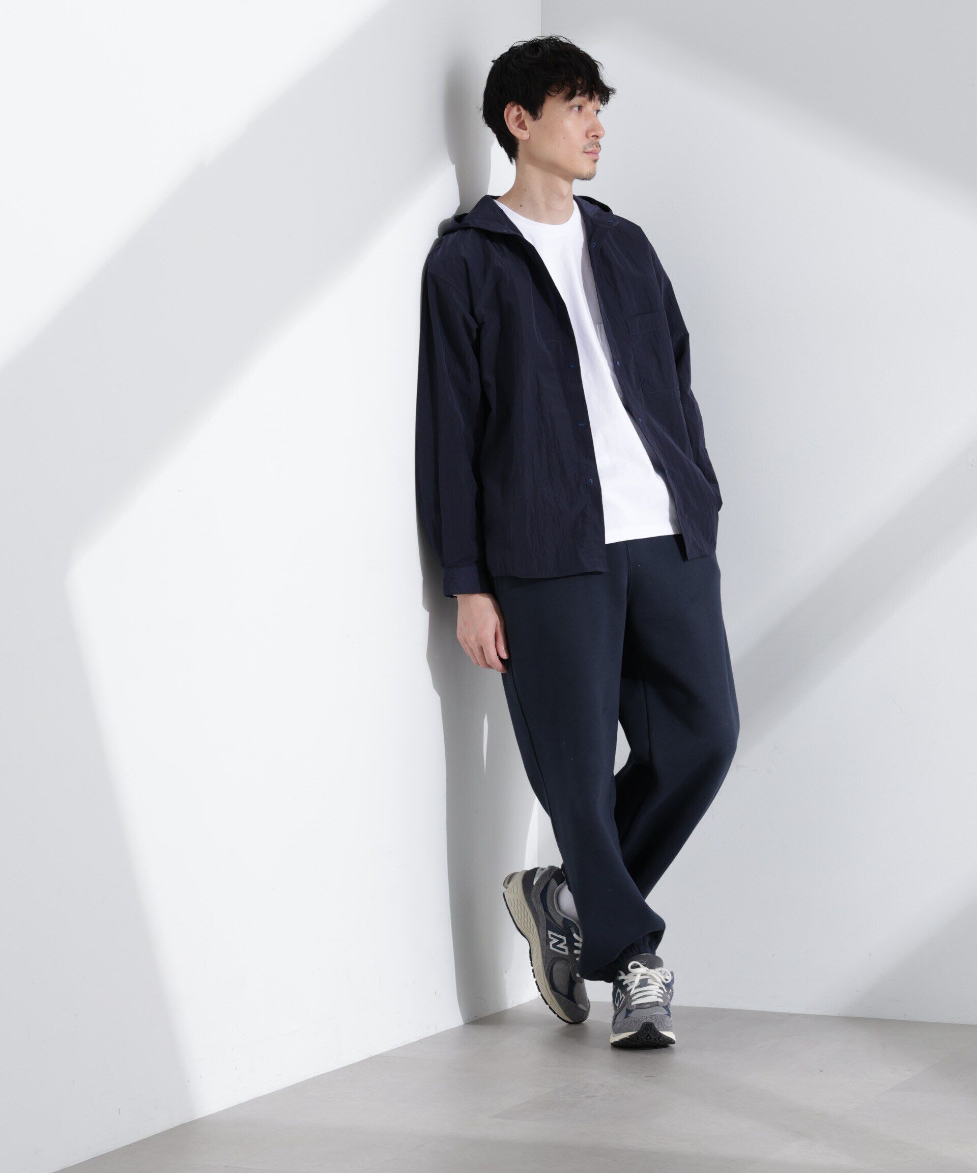 nano･universe「「NJ/CLUB」リップストップ撥水フードシャツ」|シャツ・ブラウス|