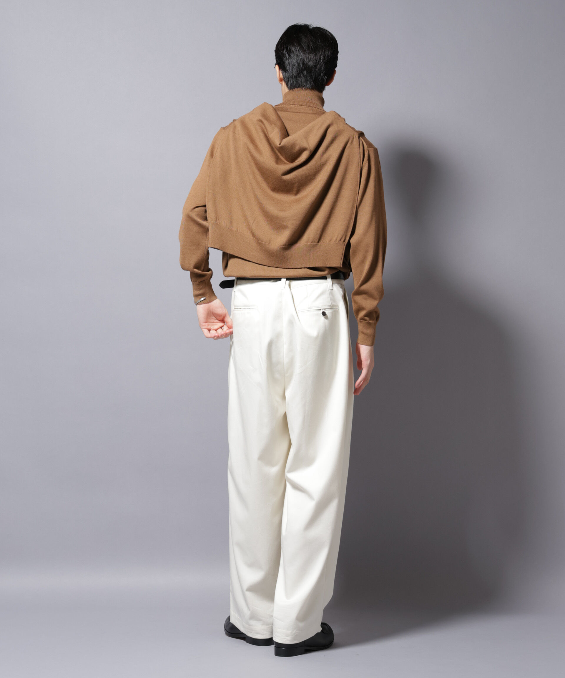 nano･universe「「毛玉レスニット」ファインゲージタートルネック」|ニット・セーター|