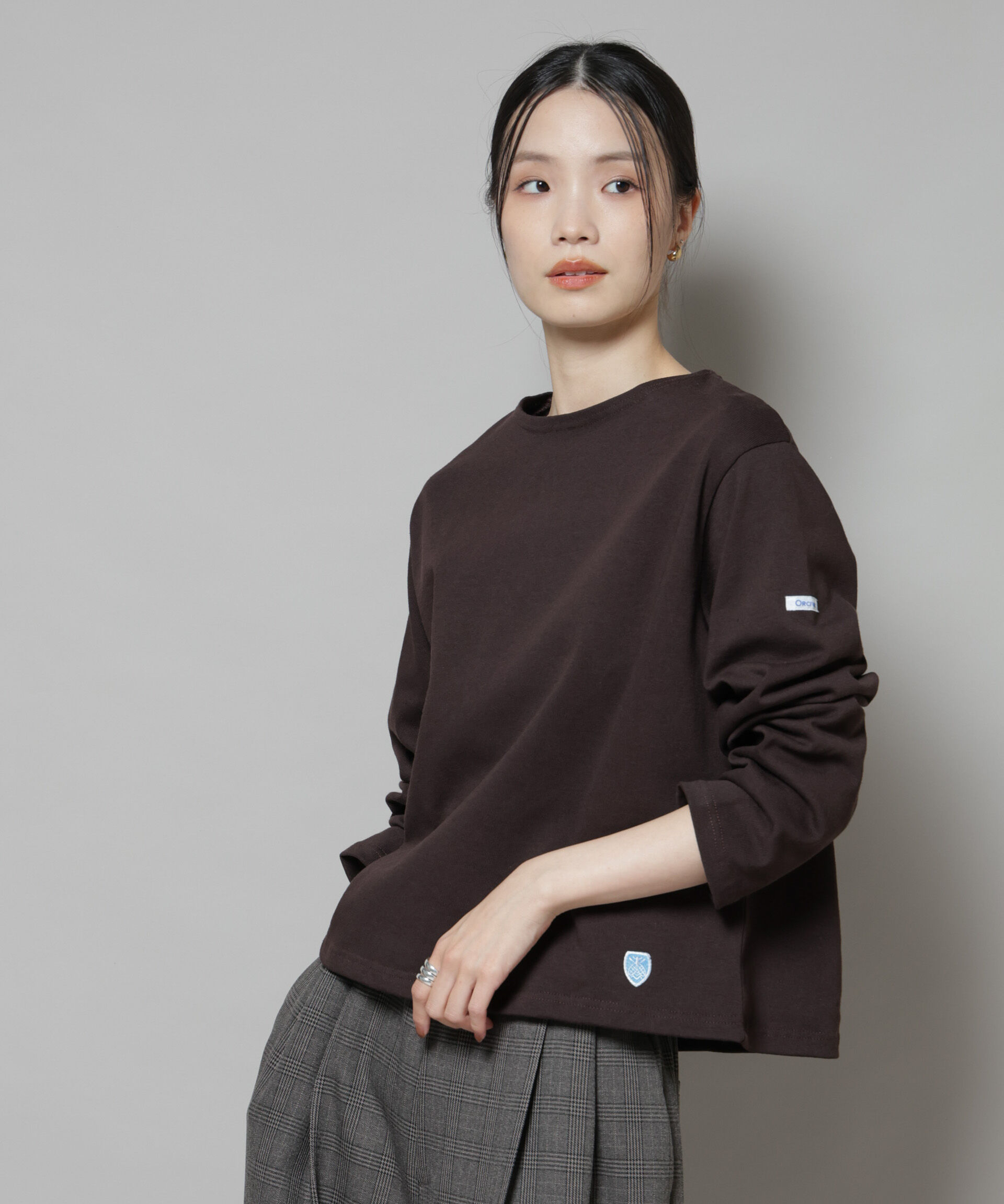 nano･universe「ORCIVAL/CREW NECK L/S P.O.」|Tシャツ・カットソー|
