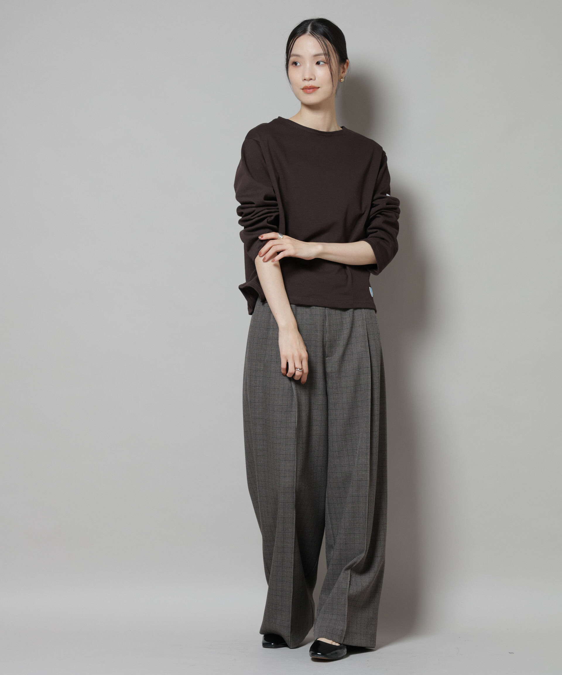 nano･universe「ORCIVAL/CREW NECK L/S P.O.」|Tシャツ・カットソー|