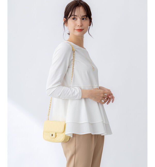 組曲「シャツコンビティアード ロングTシャツ」|Tシャツ・カットソー|