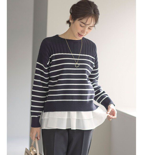 組曲「シャツコンビティアード ロングTシャツ」|Tシャツ・カットソー|