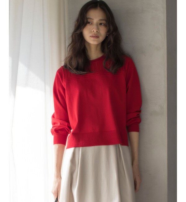 組曲「透かし柄 ニットプルオーバー」|ニット・セーター|