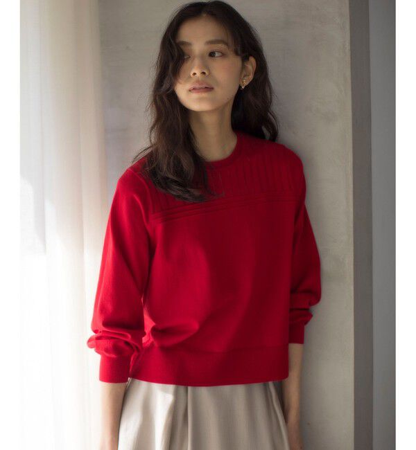 組曲「透かし柄 ニットプルオーバー」|ニット・セーター|