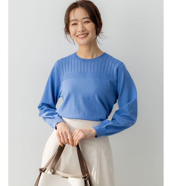 組曲「透かし柄 ニットプルオーバー」|ニット・セーター|