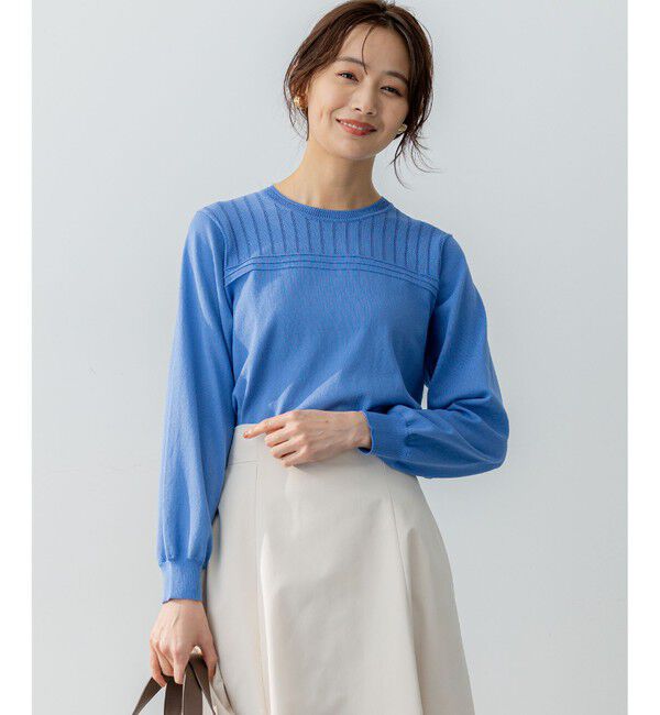 組曲「透かし柄 ニットプルオーバー」|ニット・セーター|
