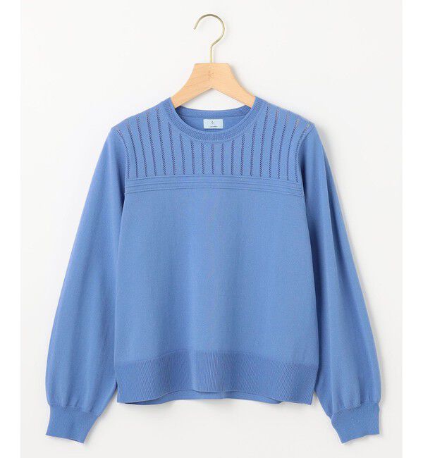 組曲「透かし柄 ニットプルオーバー」|ニット・セーター|