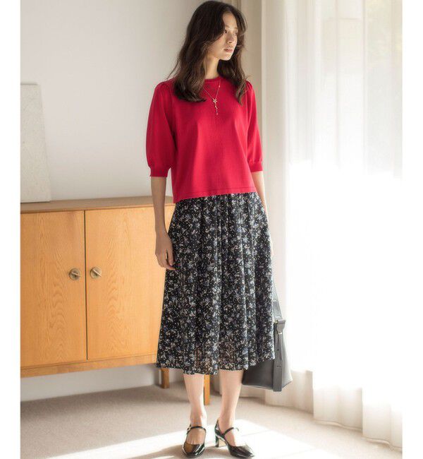 組曲「フラワードットプリント スカート」|スカート|