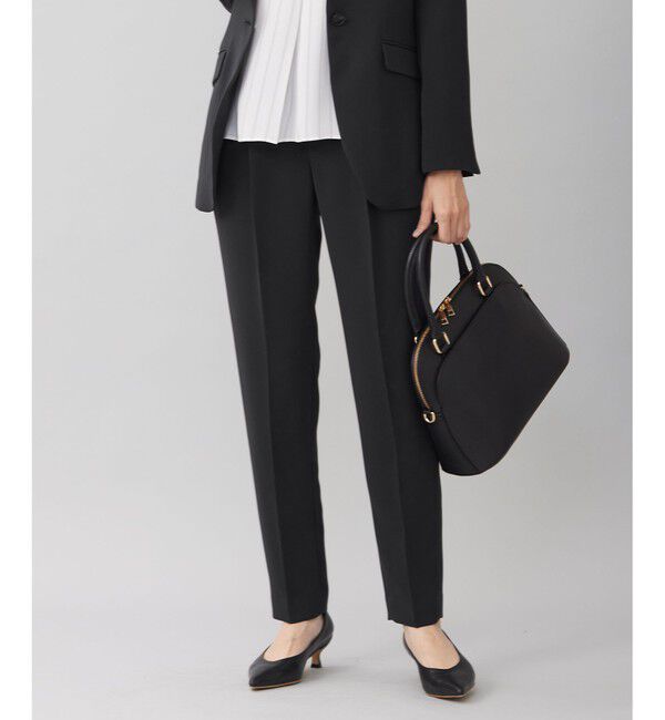 自由区「【セットアップ対応・洗える】トリアセダブルクロステーパード パンツ」|その他|ブラック系