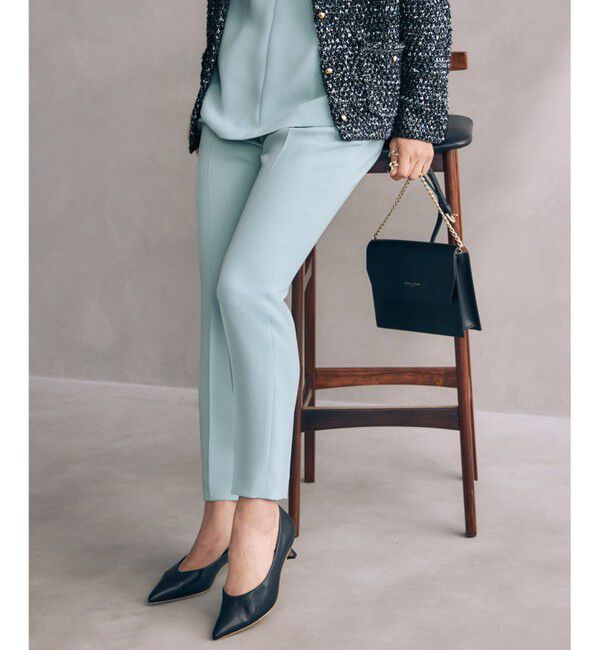 自由区「【セットアップ対応・洗える】トリアセダブルクロステーパード パンツ」|その他|メンソール系