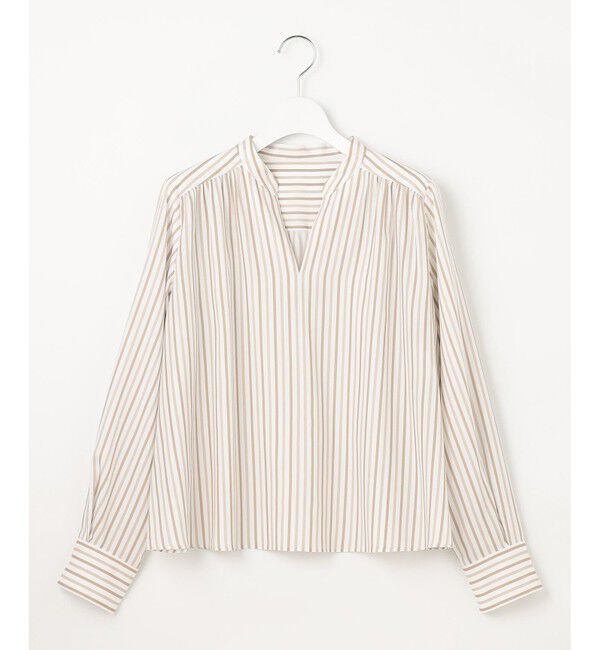 自由区「【洗える】SOMELOSクロップド丈 ブラウス」|シャツ・ブラウス|