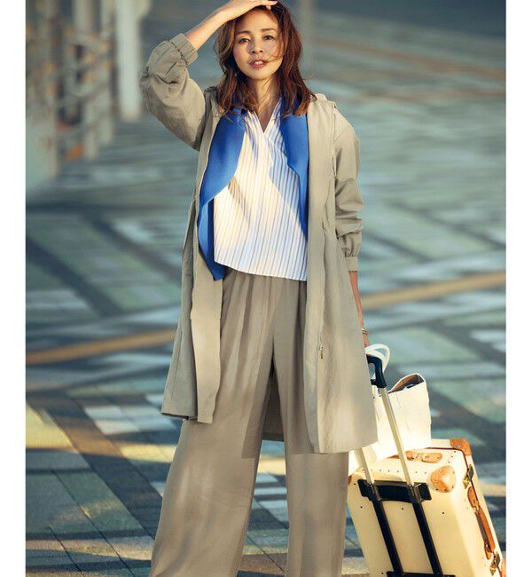 自由区「【洗える】SOMELOSクロップド丈 ブラウス」|シャツ・ブラウス|