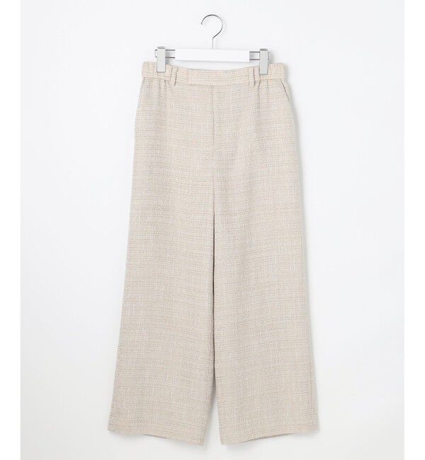 自由区「【カタログ掲載】ライトミックスツィードワイド パンツ」|その他|