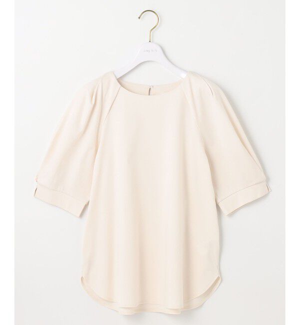 ANY SIS「【接触冷感・UVケア】着映えタックスリーブ カットソー」|Tシャツ・カットソー|