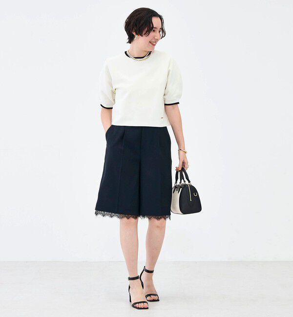 NOLLEY'S「《セットアップ対応》ウォッシャブルハイスペック麻調2WAYハーフパンツ」|その他|