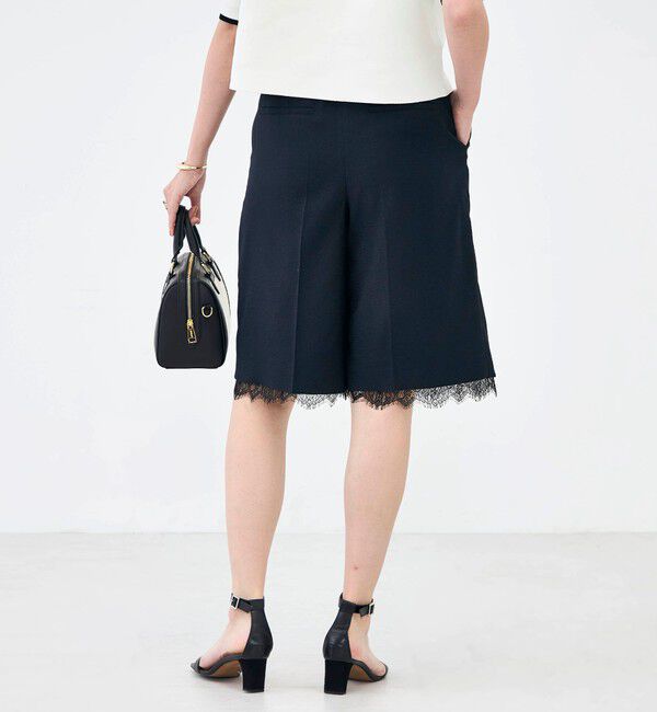 NOLLEY'S「《セットアップ対応》ウォッシャブルハイスペック麻調2WAYハーフパンツ」|その他|