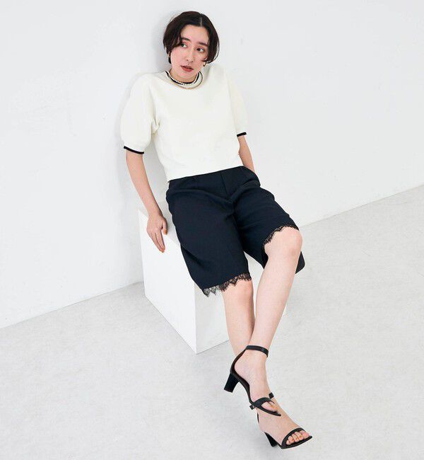 NOLLEY'S「《セットアップ対応》ウォッシャブルハイスペック麻調2WAYハーフパンツ」|その他|