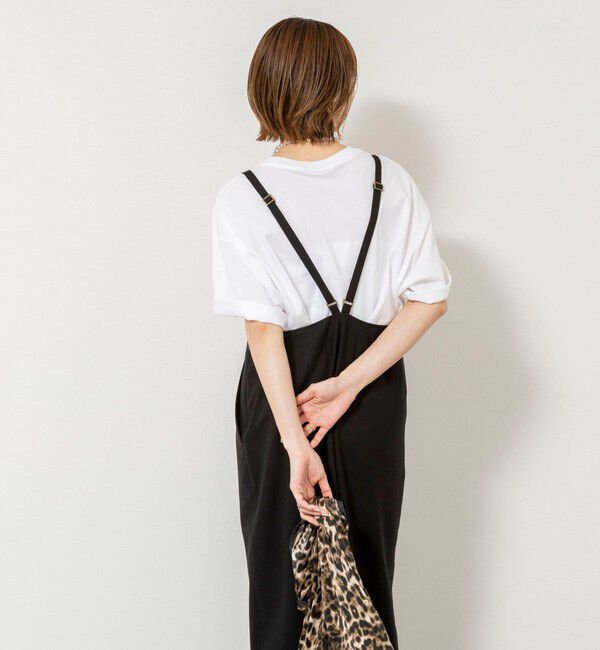 NOLLEY'S「ウォッシャブル多機能ツイルサロペットパンツ」|オールインワン|