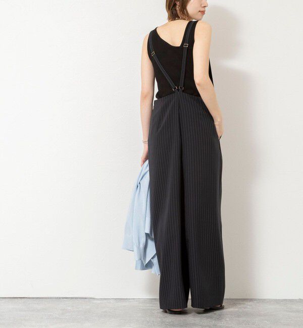 NOLLEY'S「ウォッシャブル多機能ツイルサロペットパンツ」|オールインワン|