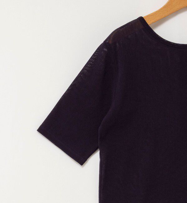 NOLLEY'S「ウォッシャブルコットンチュールバックヘンリー2WAYプルオーバー」|Tシャツ・カットソー|