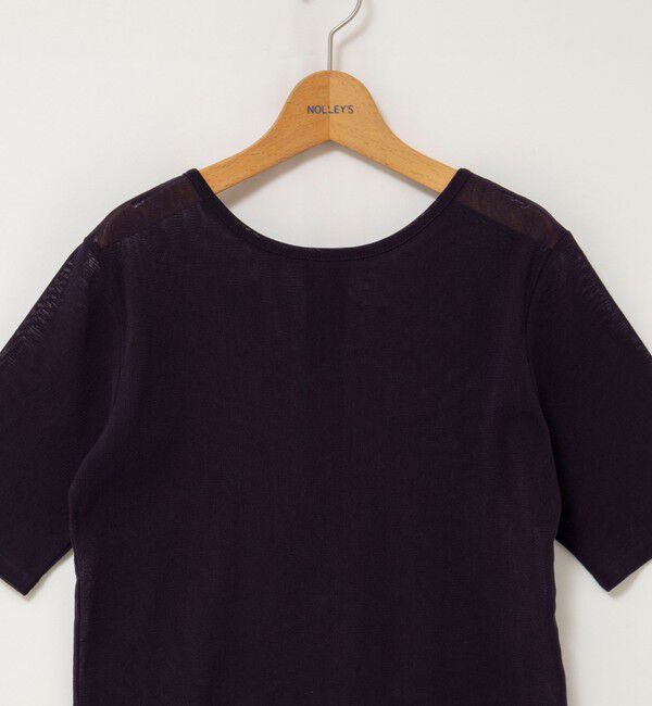 NOLLEY'S「ウォッシャブルコットンチュールバックヘンリー2WAYプルオーバー」|Tシャツ・カットソー|