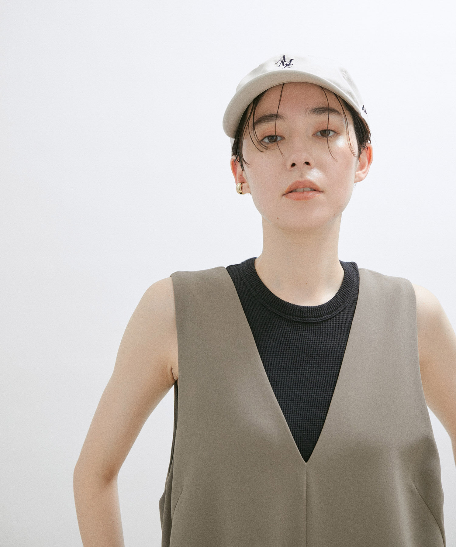 SALON adam et rope'「【Smile Cotton】ノースリーブプルオーバー/タンクトップ」|Tシャツ・カットソー|