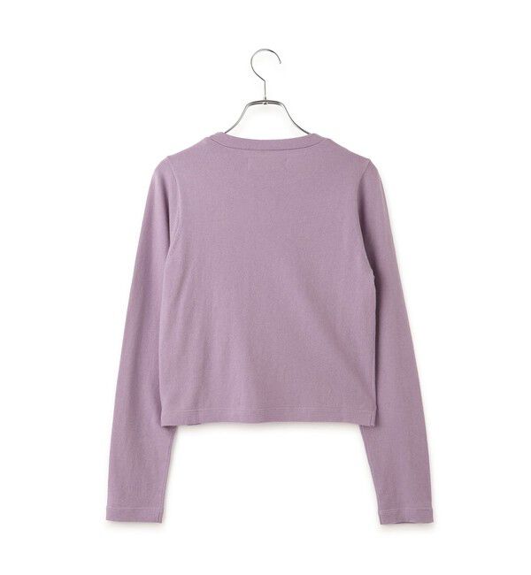 SALON adam et rope'「【J'aDoRe・店舗限定】【extreme cashmere（エクストリーム・カシミア）】lisa クロップドニットロンT」|Tシャツ・カットソー|