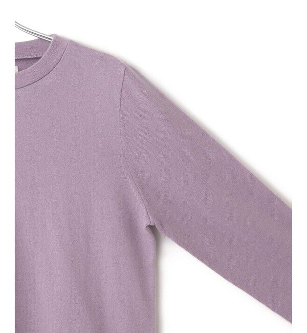 SALON adam et rope'「【J'aDoRe・店舗限定】【extreme cashmere（エクストリーム・カシミア）】lisa クロップドニットロンT」|Tシャツ・カットソー|