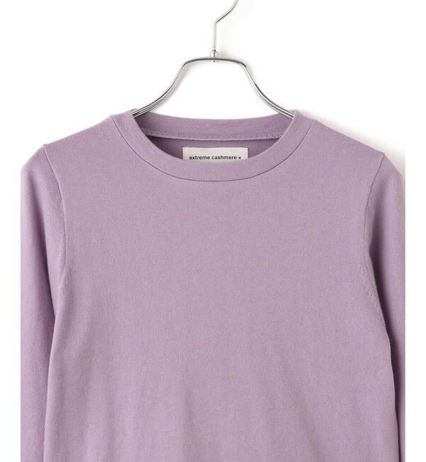 SALON adam et rope'「【J'aDoRe・店舗限定】【extreme cashmere（エクストリーム・カシミア）】lisa クロップドニットロンT」|Tシャツ・カットソー|