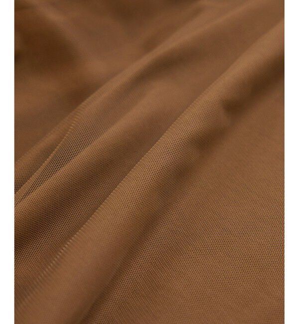 ADAM ET ROPE'「【サステナブル】・【定番人気】ギャザーチュールトップス」|Tシャツ・カットソー|