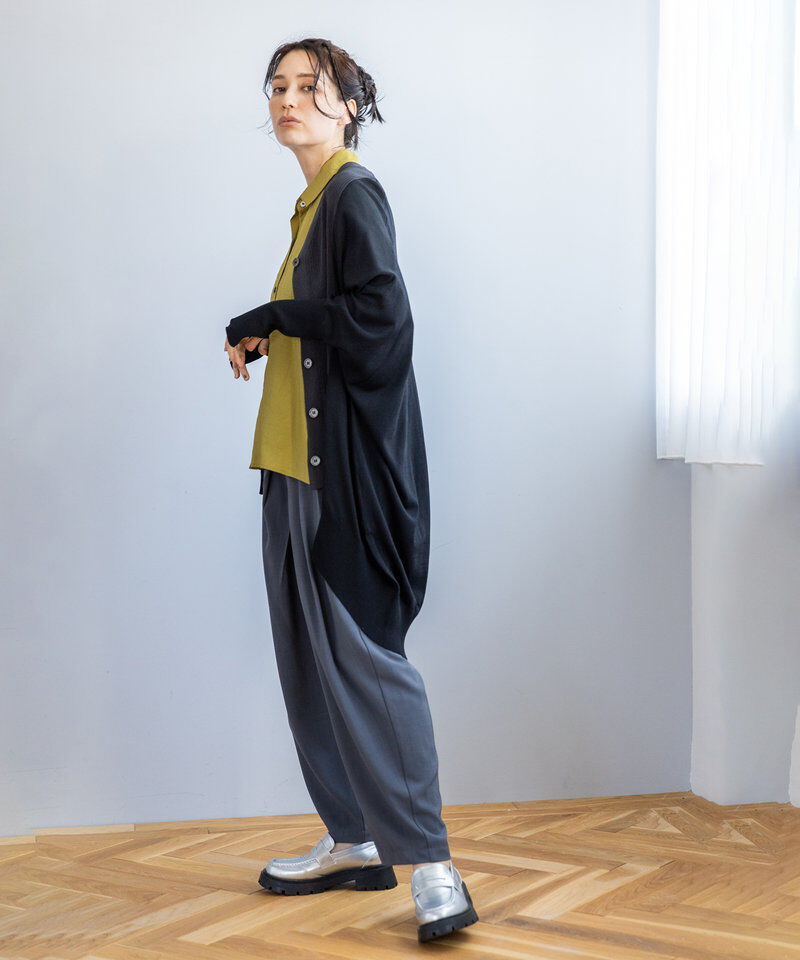  「アシンメトリータックパンツ」|その他|