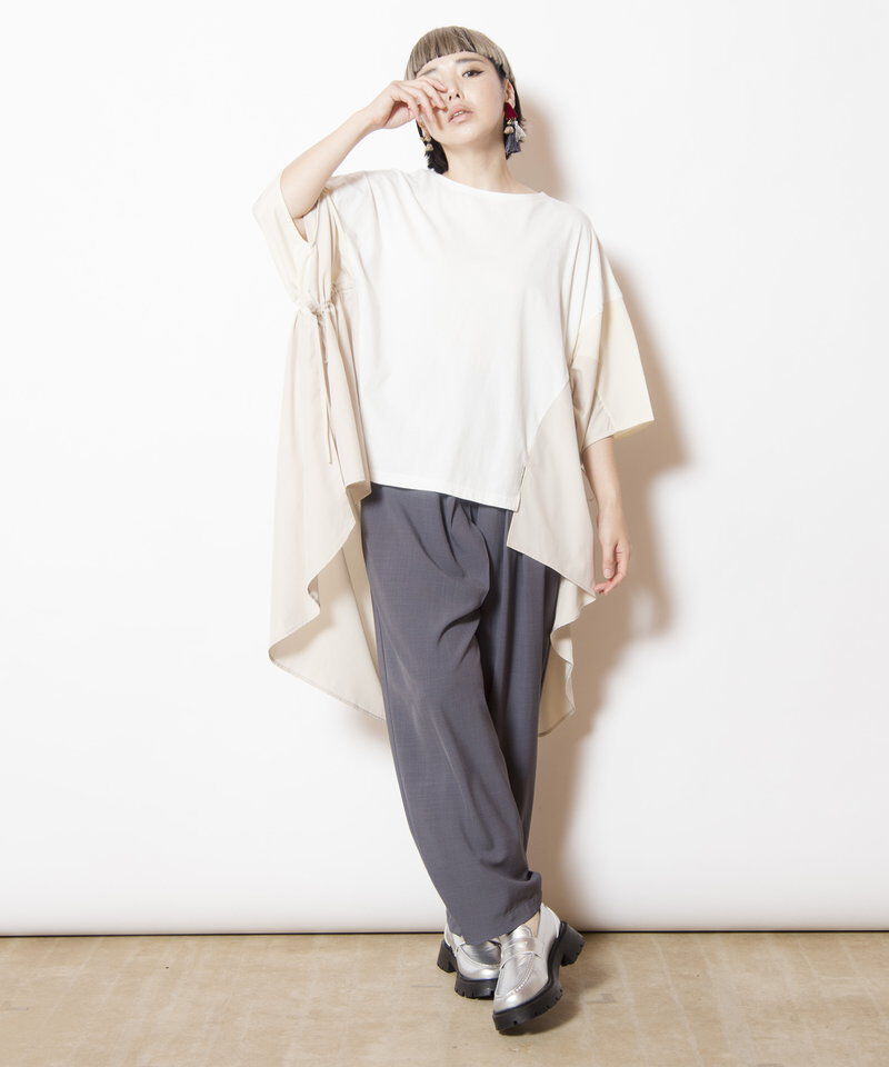  「アシンメトリータックパンツ」|その他|