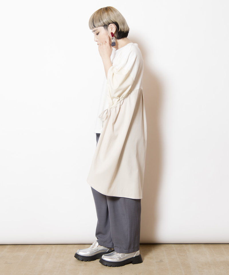  「アシンメトリータックパンツ」|その他|