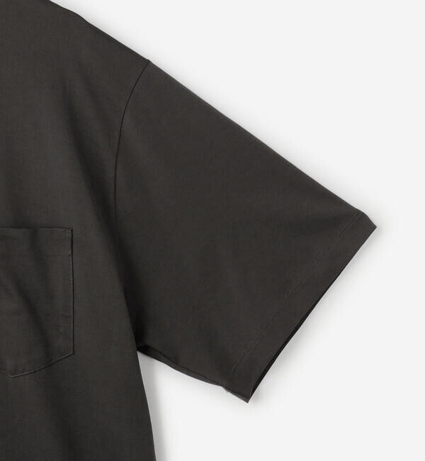 handvaerk「handvaerk | 60/2 クルーネックビッグポケットTシャツ SOLID MEN」|Tシャツ・カットソー|