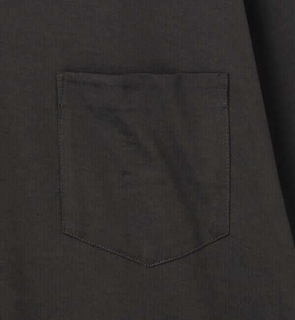 handvaerk「handvaerk | 60/2 クルーネックビッグポケットTシャツ SOLID MEN」|Tシャツ・カットソー|