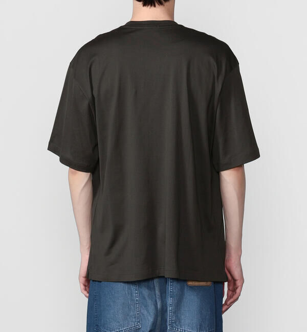 handvaerk「handvaerk | 60/2 クルーネックビッグポケットTシャツ SOLID MEN」|Tシャツ・カットソー|