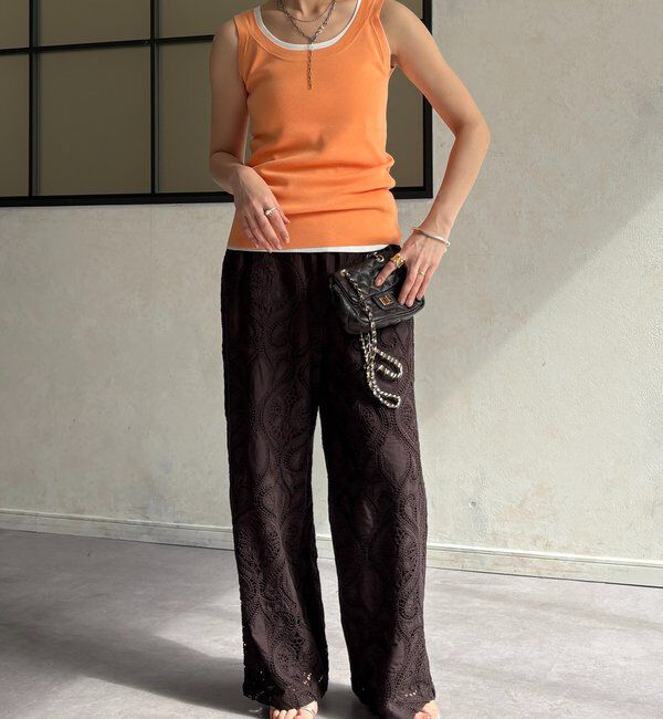  「ハイツイストニットタンク」|ニット・セーター|