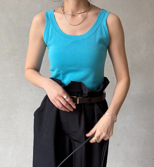  「ハイツイストニットタンク」|ニット・セーター|