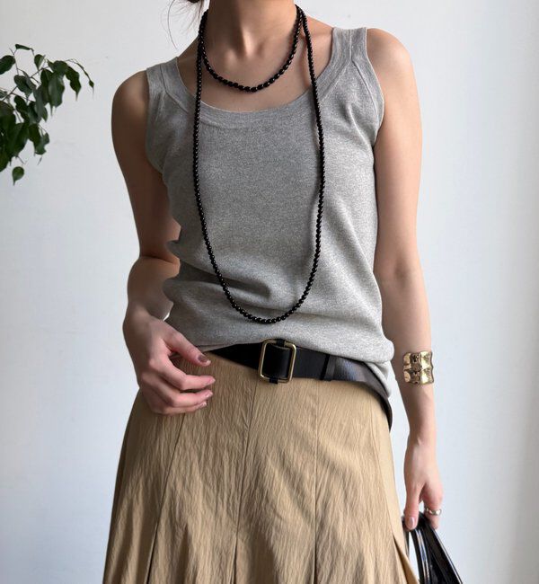  「ハイツイストニットタンク」|ニット・セーター|