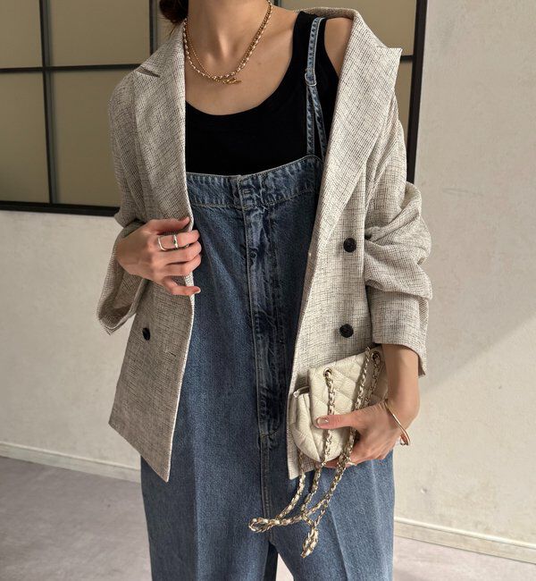  「ハイツイストニットタンク」|ニット・セーター|ブラック