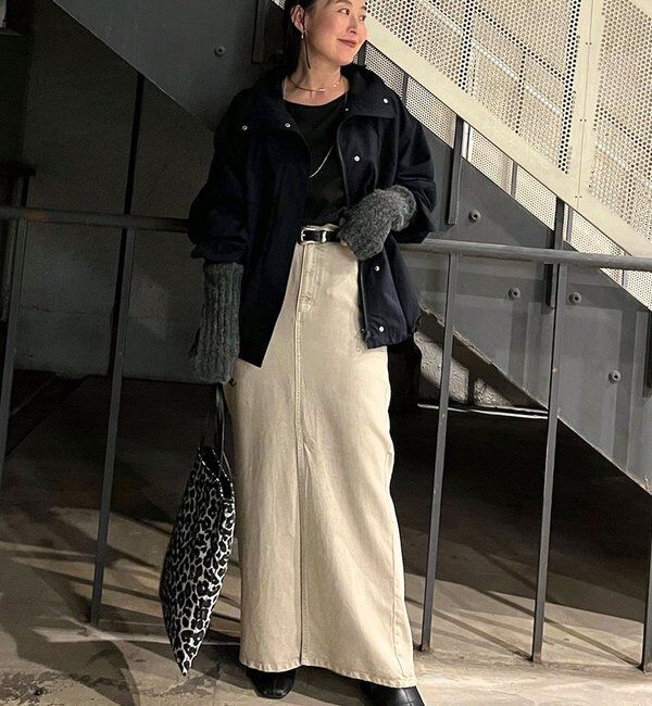  「【CHIKAコラボ】ハイカラーブルゾン」|ブルゾン・スタジャン|