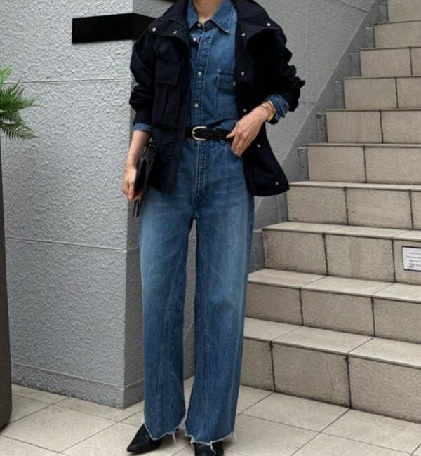  「【CHIKAコラボ】ハイカラーブルゾン」|ブルゾン・スタジャン|