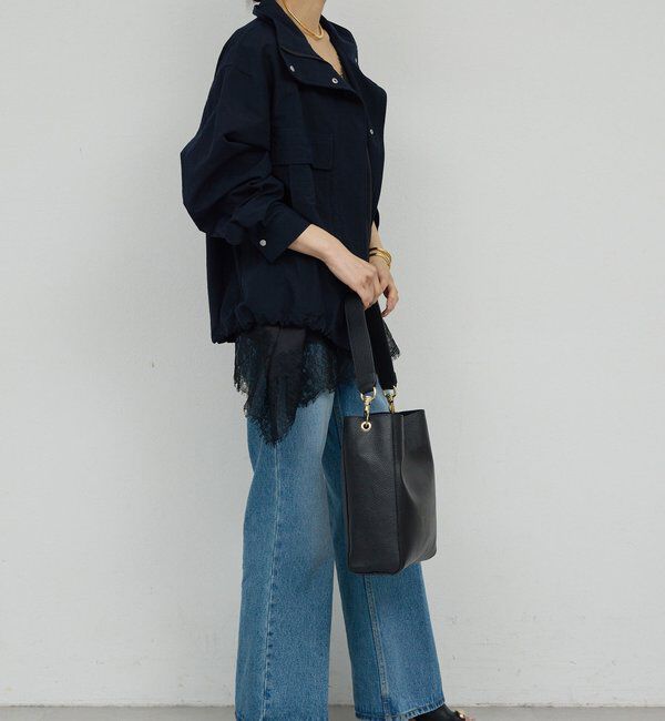  「【CHIKAコラボ】ハイカラーブルゾン」|ブルゾン・スタジャン|