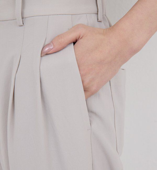  「ライトジャージーテーパードパンツ」|チノ|