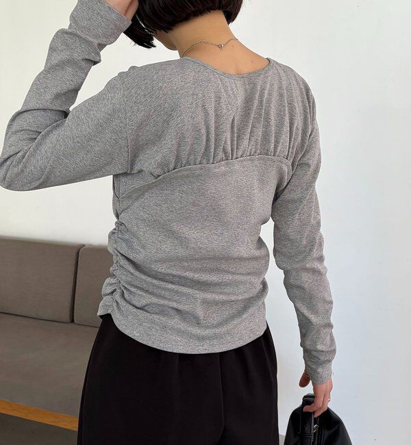  「ベア切替ギャザーT」|Tシャツ・カットソー|