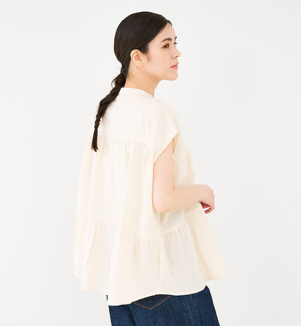 collex「切替ギャザーブラウス」|シャツ・ブラウス|