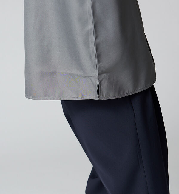 ABAHOUSE「スーベニア バック刺繍 オーバーサイズ オープンカラーシャツ」|シャツ・ブラウス|